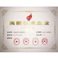 高新技術(shù)企業(yè)證書
